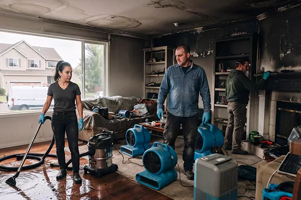 Smoke and Water Damage Restoration Cathedral City